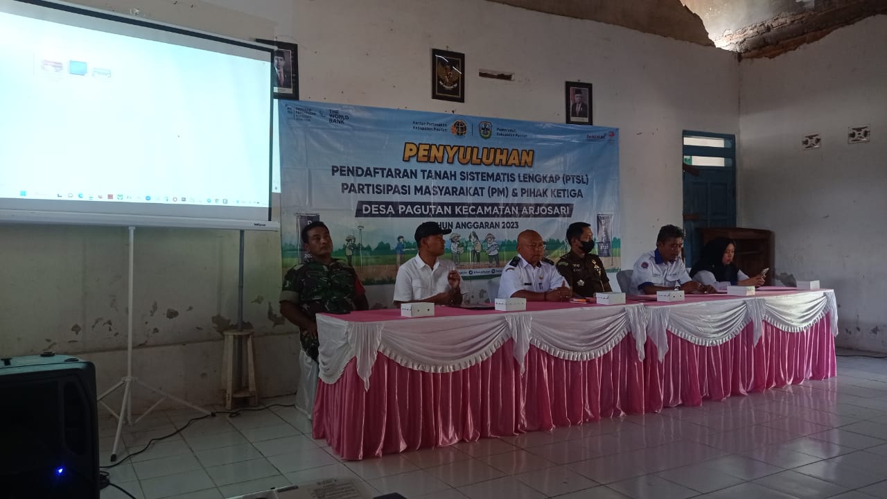 Sosialisasi PTSL di Desa Pagutan Tahun 2023